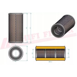 Hidraulinės alyvos filtras hifi filtras sh 56228