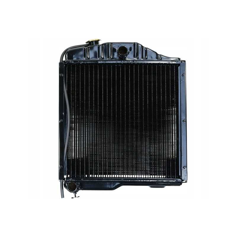 4 eilių varinis Zetor radiatoriaus vandens aušintuvas