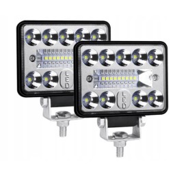 x halogeninių led darbo lempų rinkinys 120w 12 30v