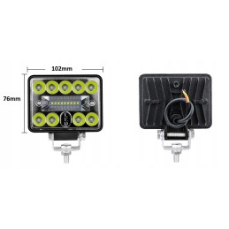 x halogeninių led darbo lempų rinkinys 120w 12 30v