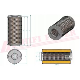 Hidraulinės alyvos filtras hifi filtras sh 74029