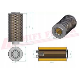 Hidraulinės alyvos filtras hifi filtras sh 60116