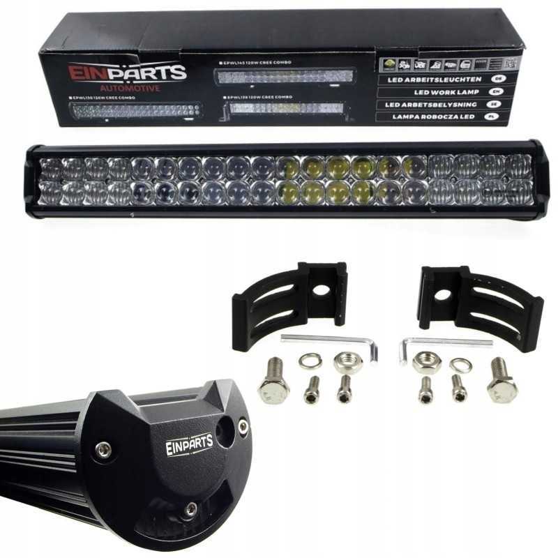 LED darbinė halogeninė lempa 120w cree 30 60 combo 5d