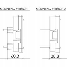 Halogeninis kombinuotas galinis trikampis žibintas, kairysis, LED