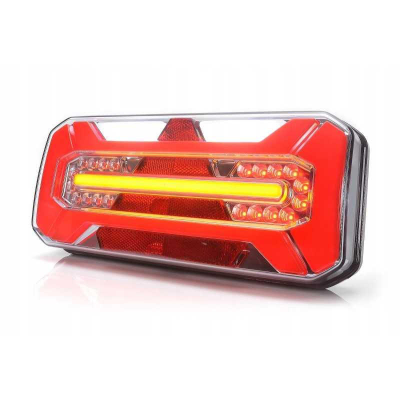 Kombinuotas galinis žibintas w184 led 12v 24v p mašinos