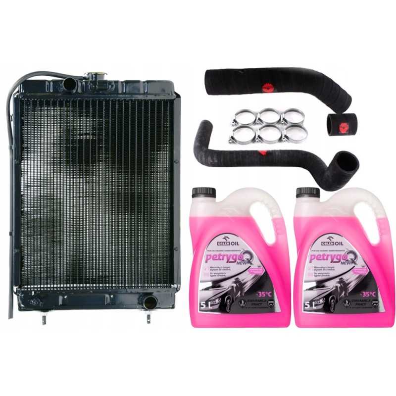 Vandens radiatoriaus C 330 sutvirtinimas su skysčio linijomis