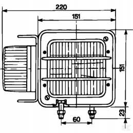 Kairysis žibintas 05619000