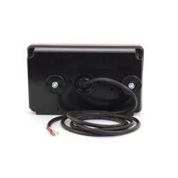 Kairysis galinis kombinuotas žibintas, LED 12 24v, su trikampiu nuo