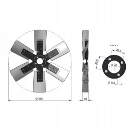 Vandens siurblio c 360 komplektas su ventiliatoriumi, stebule ir ratuku