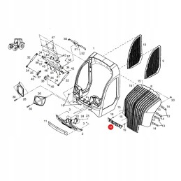 Fendt plastikinė emblema 931502021530 originali