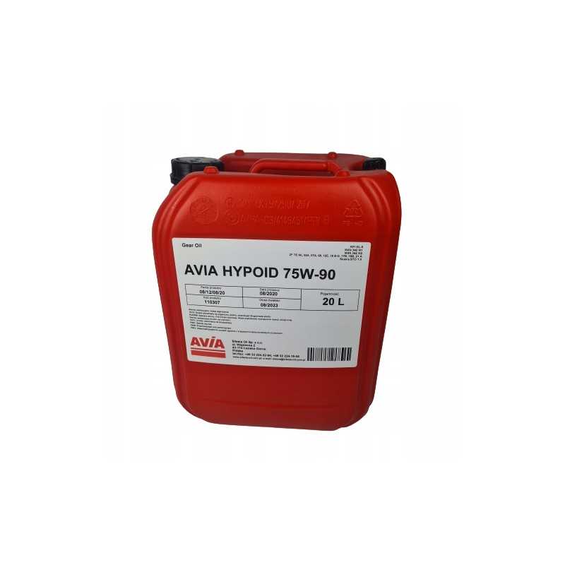 Sintetinė pavarų alyva gl 5 75w90 20l avia