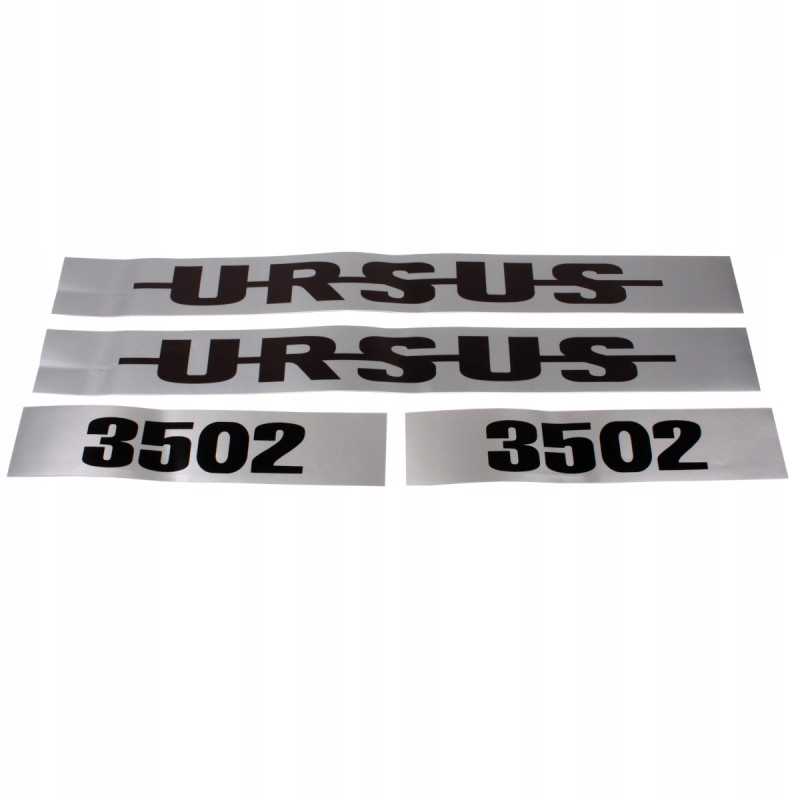 Ursus 3502 gaubto lipdukai, padalintas komplektas
