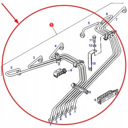 F824200711040 aukšto įpurškimo slėgio vamzdis