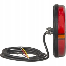 Apvalus LED galinis žibintas 12v oe 142mm