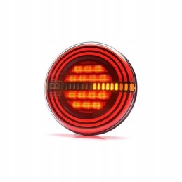 Apvalus LED galinis žibintas 12v oe 142mm