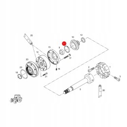 Fendt juosta f166301080020 originali