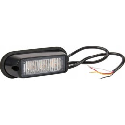 LED įspėjamoji lemputė 3 LED 6W 12 24V Kramp LA200