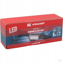 LED įspėjamoji lemputė 3 LED 6W 12 24V Kramp LA200