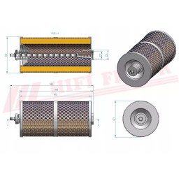Hidraulinės alyvos filtras hifi filtras sh 60359