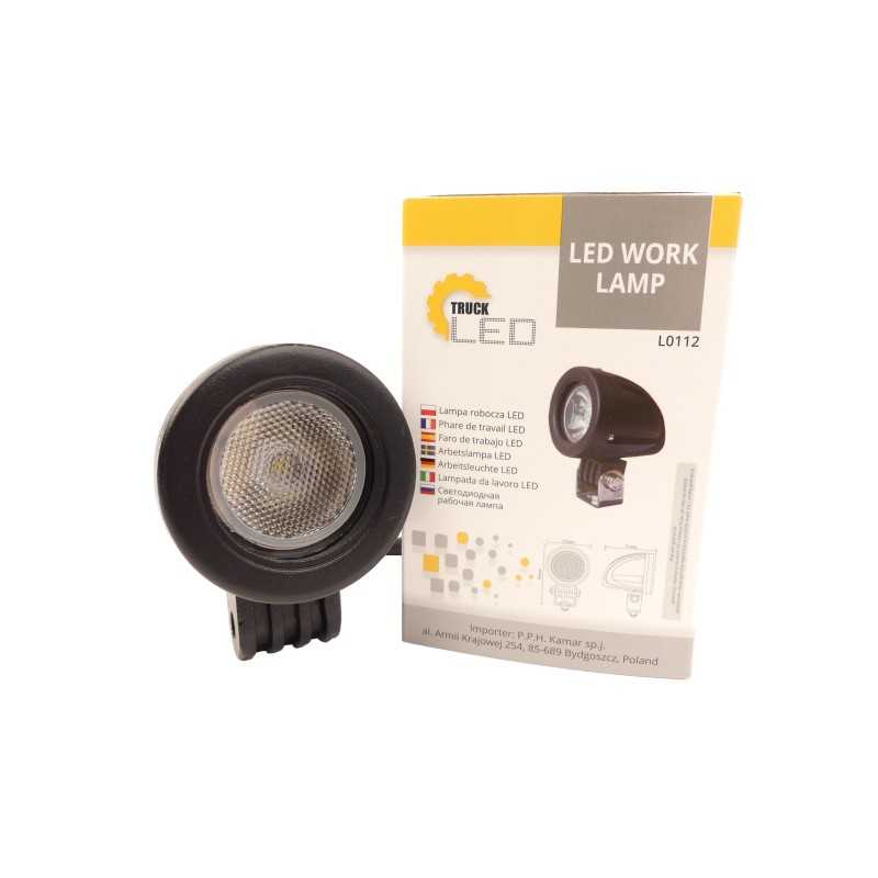 Maža užliejanti halogeninė darbinė lempa 1LED 10 30V 720lm