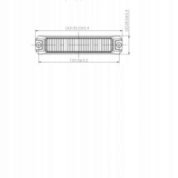 Šviestuvas 6led 7w 12 24v r10 r65 geltonas