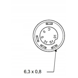 Apvalus priekinių žibintų mygtukas
