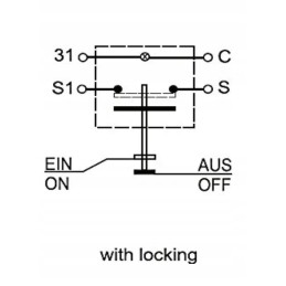 Apvalus priekinių žibintų mygtukas