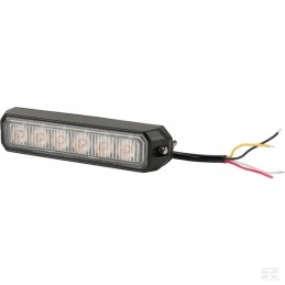 LED įspėjamoji lemputė 6 led 18w 12 24v kramp la20
