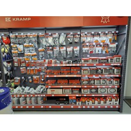 LED įspėjamoji lemputė 6 led 18w 12 24v kramp la20