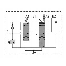 Hidraulinis skirstytuvas 2 sek 40l sek plūduriuojantis