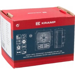 LED kvadratinis galinis žibintas 12 24v