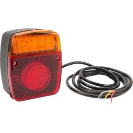 LED kvadratinis galinis žibintas 12 24v