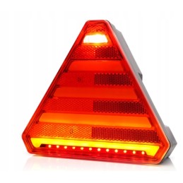 Kombinuotas žibintas galinis kairysis 12v 24v led w245 5 swi