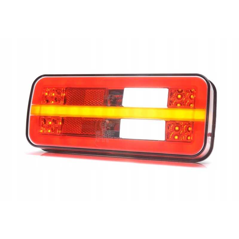 Kombinuotas galinis žibintas w187 led 12v 24v ro mašinos