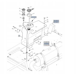 New Holland CX 84207865 kuro bakas