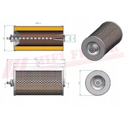 Hidraulinės alyvos filtras hifi filtras sh 60221