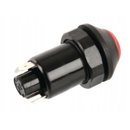 Mygtukas aukštyn žemyn, apvalus raudonas