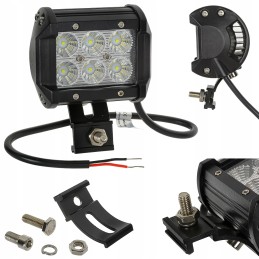 LED šoninis prožektorių skydelis 18w 1800lm