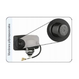 Darbinės lempos priekinis žibintas su lemputės reguliavimu h3