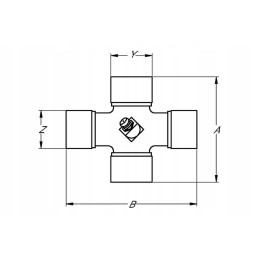 3506141 veleno kryžius 27x76 0 mm 32x94 0 mm