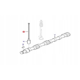 Vožtuvo svirties strypas Mitsubishi S3L varikliui