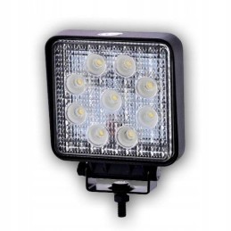Darbinė lempa 9 LED kvadratinė 9 32v 2200lm halogeninė