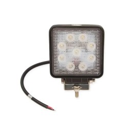Darbinė lempa 9 LED kvadratinė 9 32v 2200lm halogeninė