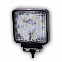Darbinė lempa 9 LED kvadratinė 9 32v 2200lm halogeninė
