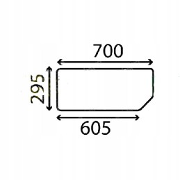 Apatinis galinis langas New Holland Case 82000485
