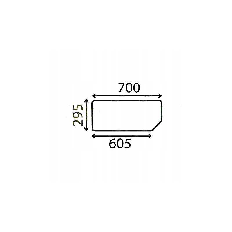 Apatinis galinis langas New Holland Case 82000485
