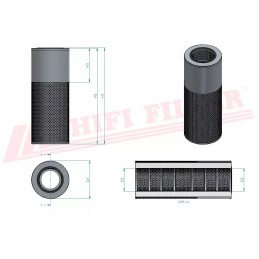 Hidraulinės alyvos filtras hifi filtras sh 60608