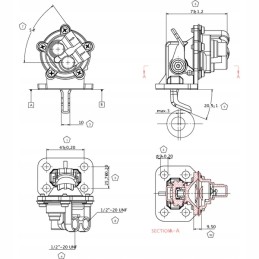 Perkins 3 cilindrų kuro siurblys 2641808