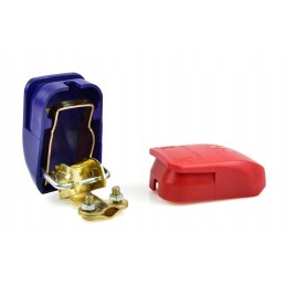 Savaime užsifiksuojantis akumuliatoriaus jungiklis hebel