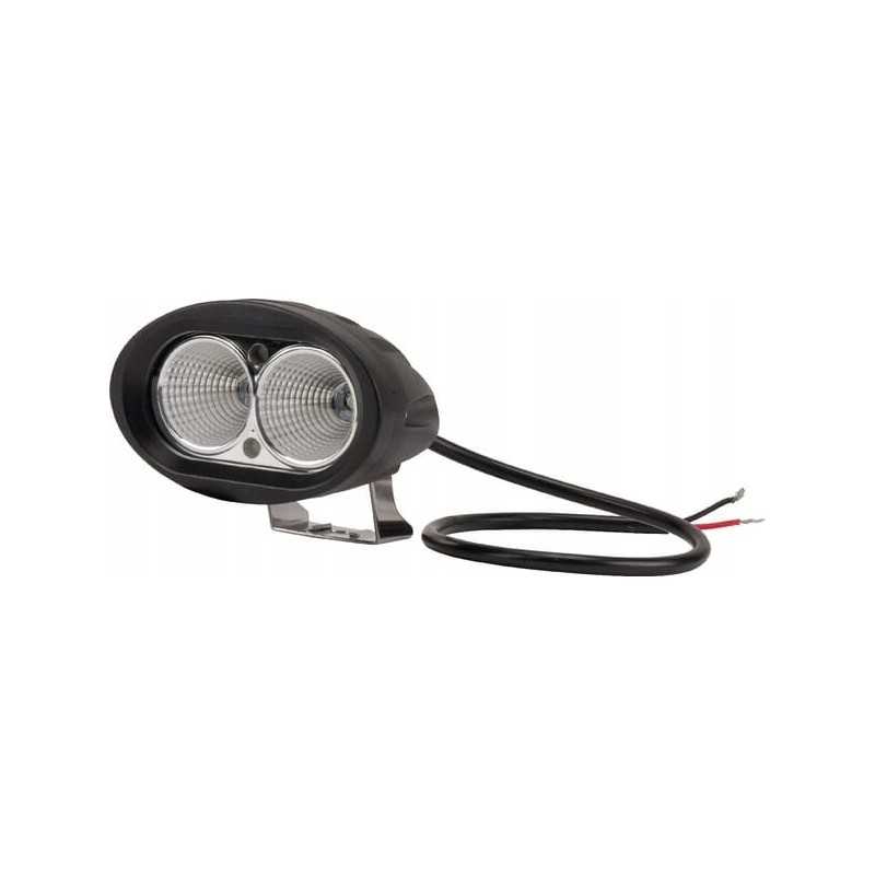 LED darbo lempa ovali 20w 1800 lm 10 30v šviesa